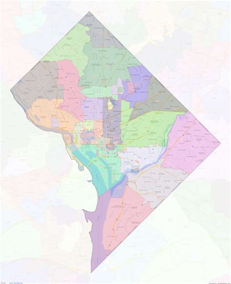 columbia zip code map.